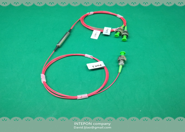 PM circulator, 1064nm, 1x2 port, single stage, 25dB isolation, 1.8dB insertion loss.