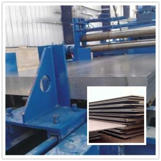 Metal Coil Line Machine , Steel Cut To Length Machine With Cutting Blade Cr12
