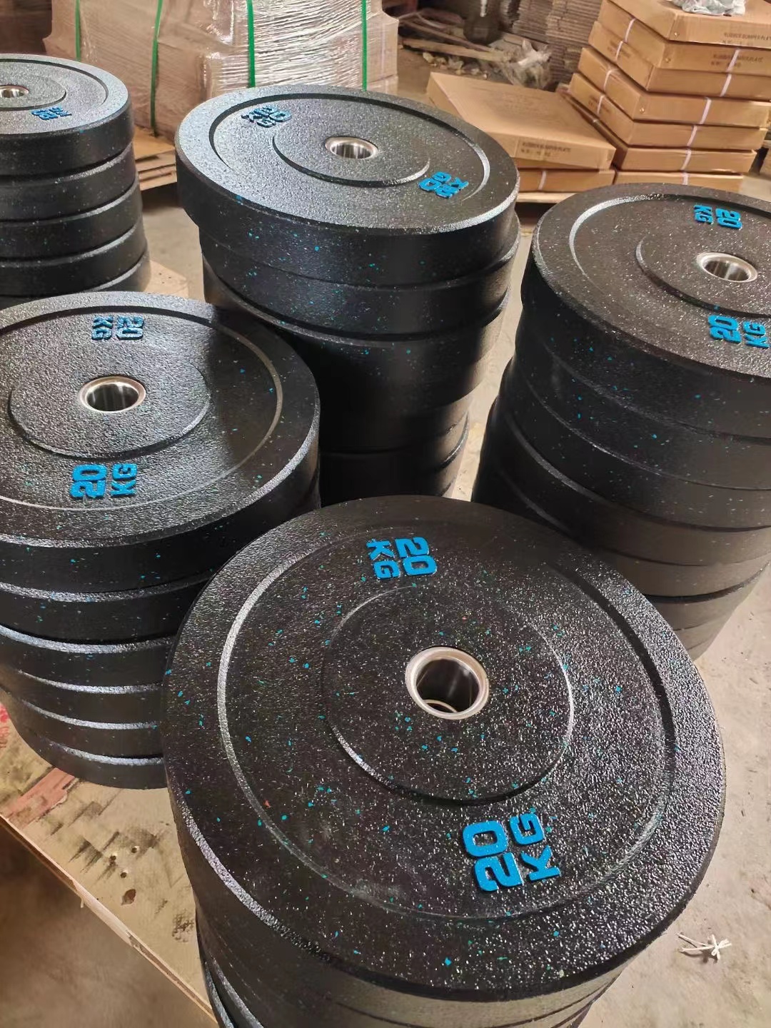Professional Rubber Barbell Plate Home Gym Equipment Bumper Weight Plate