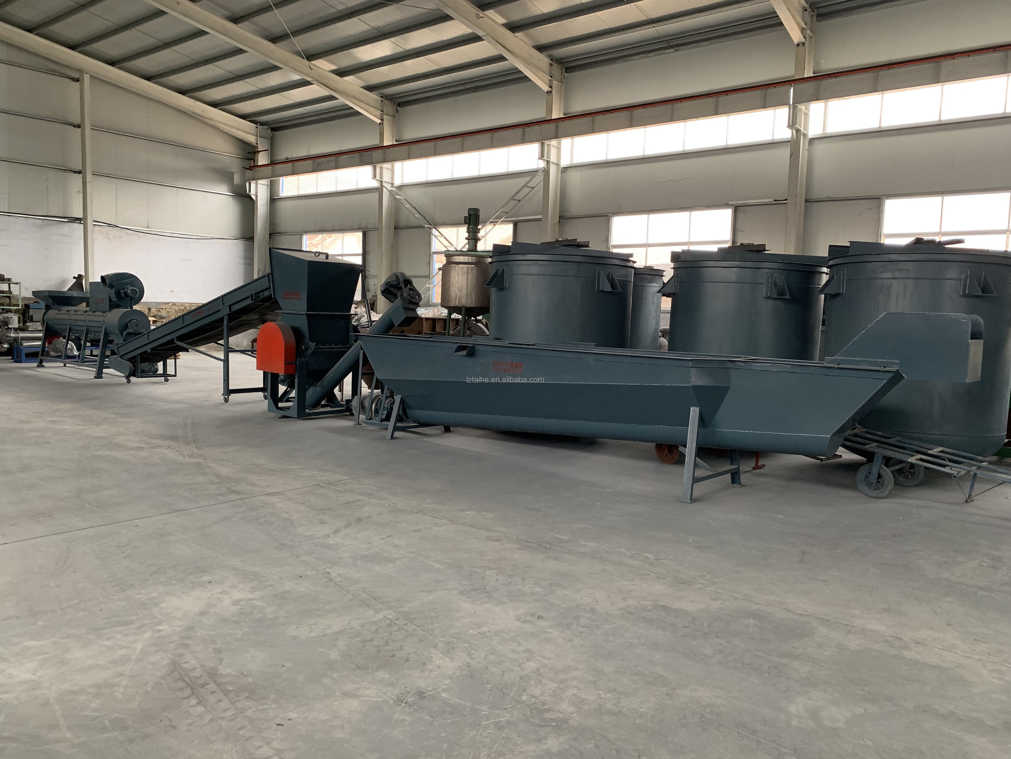 Building Material Shops PP PE Waste Plastic Granules Extruder Machine for Making Granules