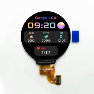  1.3 Inch TFT LCD 240*240 Screen Full View 1.28&quot; Round LCD Display For TFT Watches FPC Connection 24pin Socket FPC Ready Manufactures