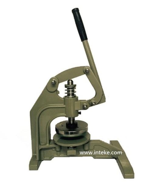 Hand Operated Swatch Circular Fabric Gsm Round Sample Cutter /Pressing Sample
