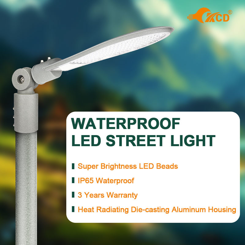 PC Lens Radiating Waterproof LED Street Light 120° Beam Angle High Lumen LED Beads