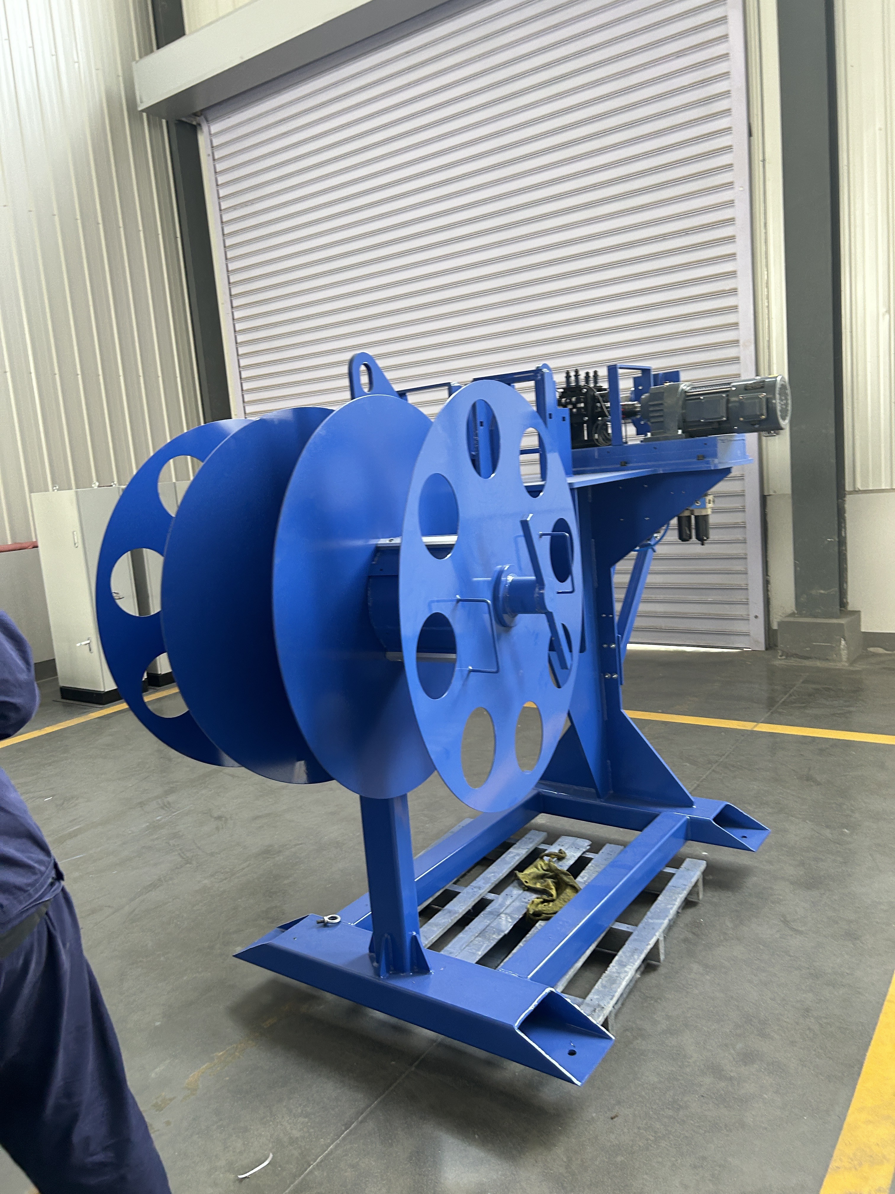 Low Voltage Componient From Zhengtai Motor Power Rod Feeding Unit 8-13mm Rod Diameter For AlTiB Rod