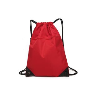 210d Polyester Drawstring Bag , Custom Drawstring Backpack Multi - Function