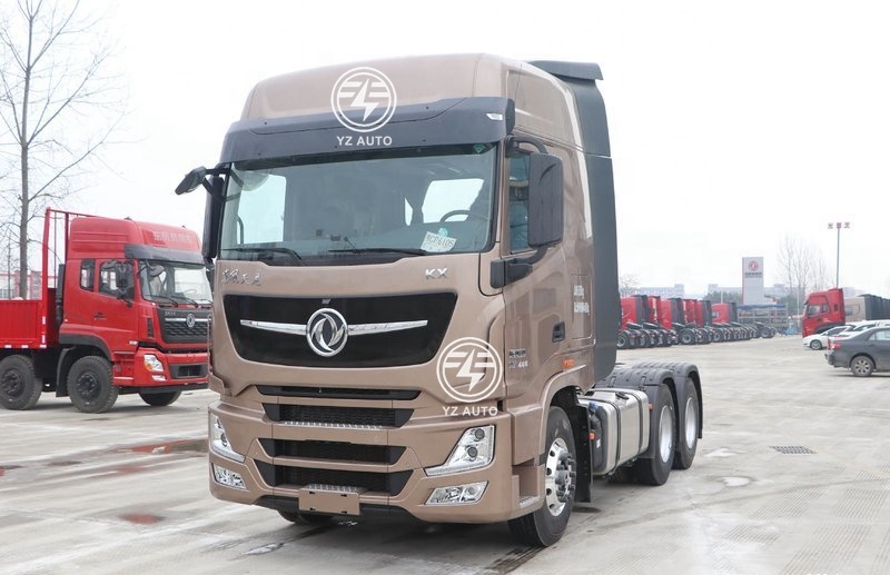 3800 1350mm Wheel Base 6X4 Natural Gas Tractor Trailers For Construction