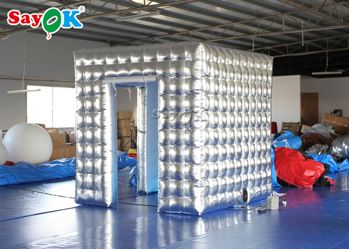 Inflatable Party Tent Water Resistant Inflatable Led Photo Booth For Advertising / Promotion