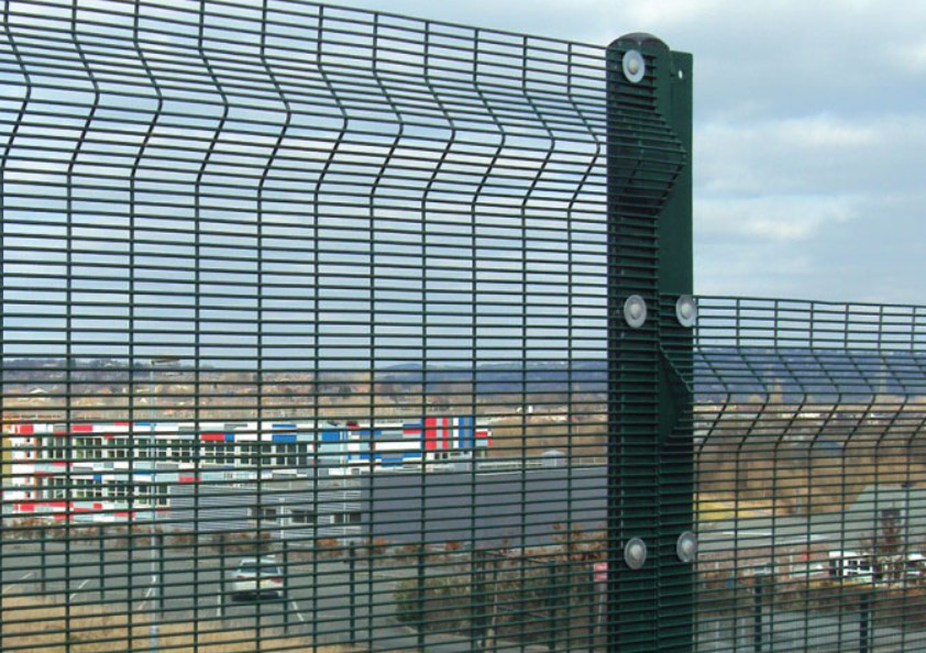 Clear View 358 Security Fencing 4.0mm Powder Coated Black Color