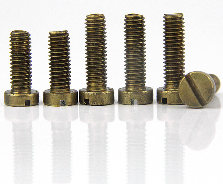Brass Slotted Drive Fillister Head Machine Screws Brass Fillister Head Machine Screws