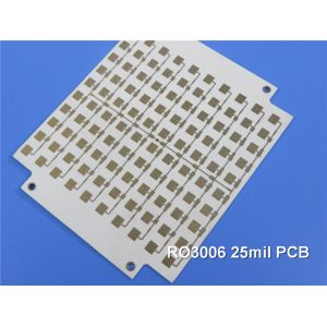  2L RO3006 RF PCB 1oz Copper White Silkscreen With ENIG Manufactures
