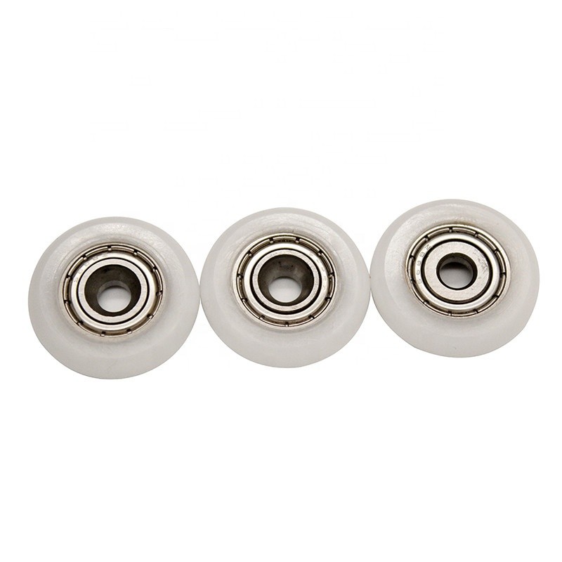 9mm Width Nylon Door Rollers , Dia 31mm Nylon Garage Door Wheels 608ZZ Bearing