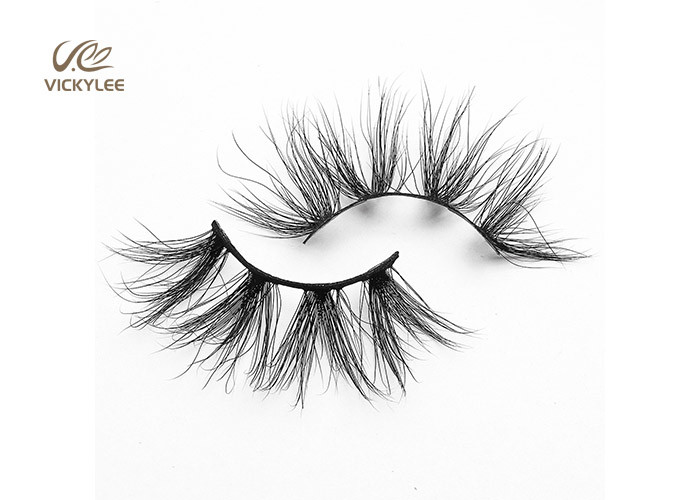 Full Strips Custom Logo 25MM 5D Mink Eyelashes