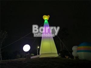  Amusement Park Custom Made Inflatable Giraffe Lighthouse For Party Decoration Manufactures