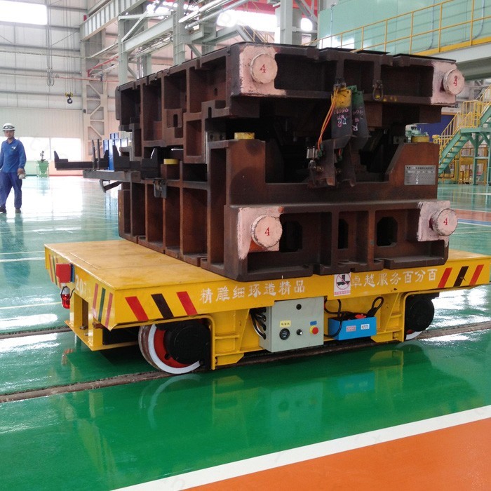 Factory direct supply Anti-explosion trailer Electric flatbed ladel transfer truck