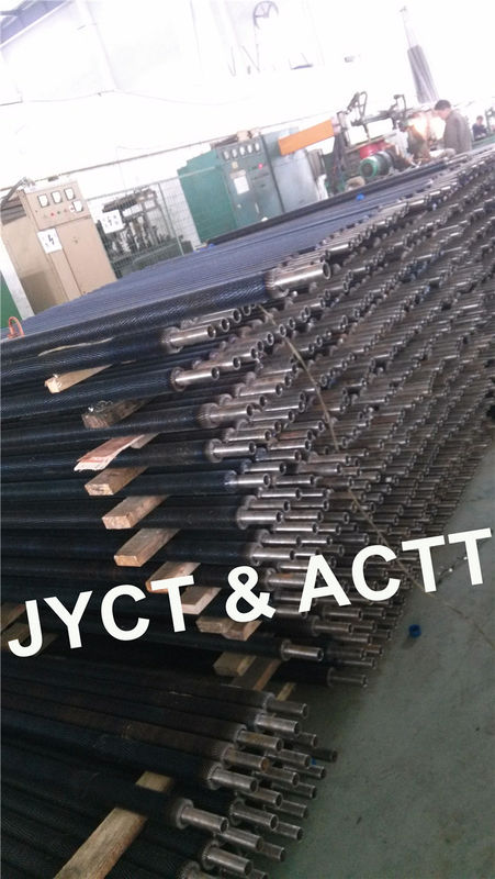 Carbon Steel / Stainless Steel Sprial Serrated Fin Tube For Heat Recovery Steam Generator