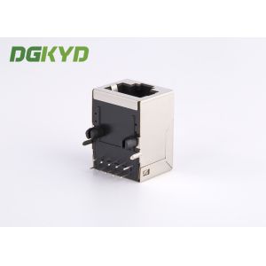 Right Angle RJ45 with Transformer gigabit Network Connector Integrated filter