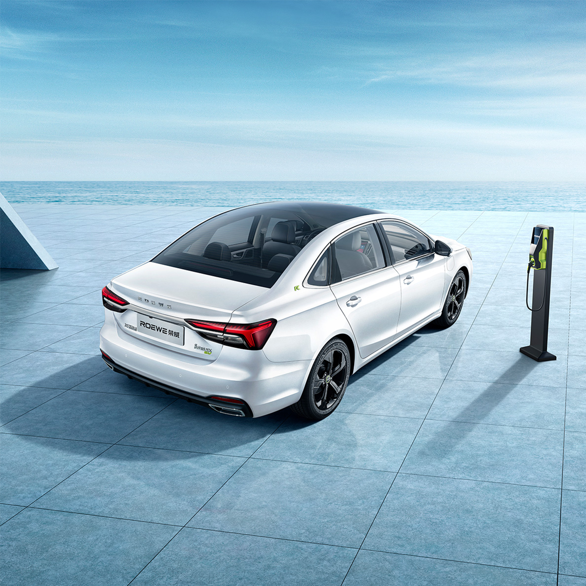 Electric Car for Adult ROEWE I6MAX EV Left Steering Ternary Lithium Electricity 5 Seats Motor Cars Electric Cars