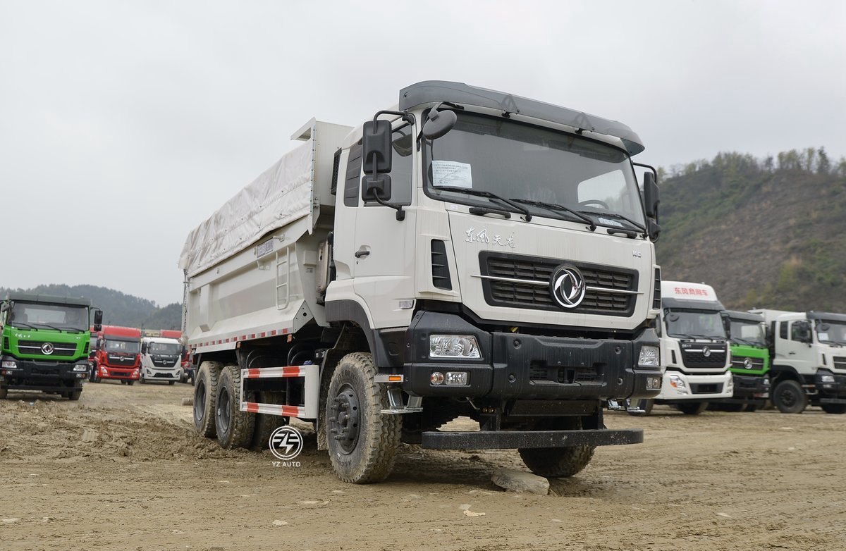 350hp Left Hand Drive 10 Wheel Dongfeng 6X4 Tipper Truck For Sand And Gravel Dumping