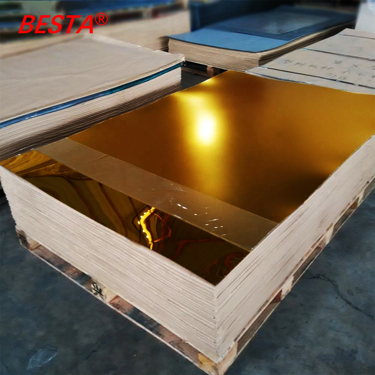 3mm 4x8 Plastic Flim Double Sided Acrylic Mirror Sheet RoHS Approval