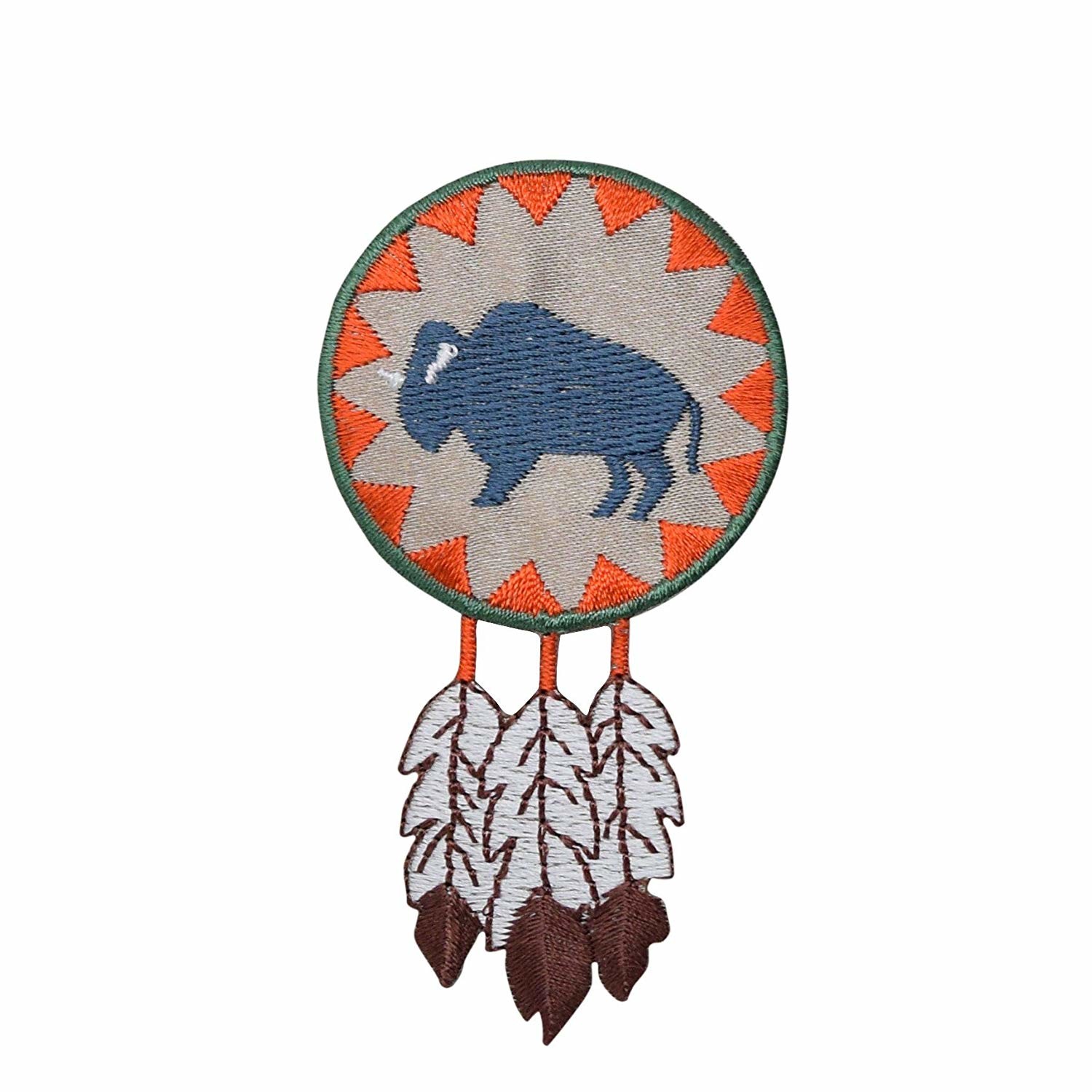 Applique Embroidered Velcro Shoulder Patches Cartoon Shaped Merrow Border