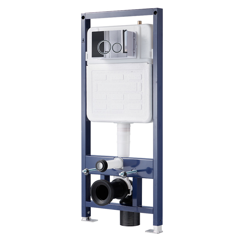Rectangular Design Low Level Concealed Cistern Standard Push Button Flush