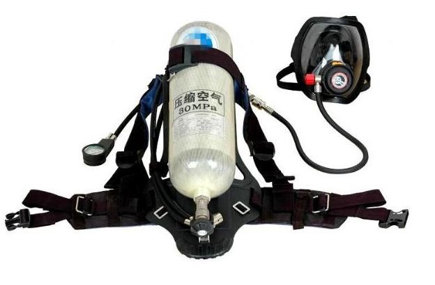 Double bottle Carbon / Steel Composite Cylinder Self-contained Breathing Apparatus 12L SCBA