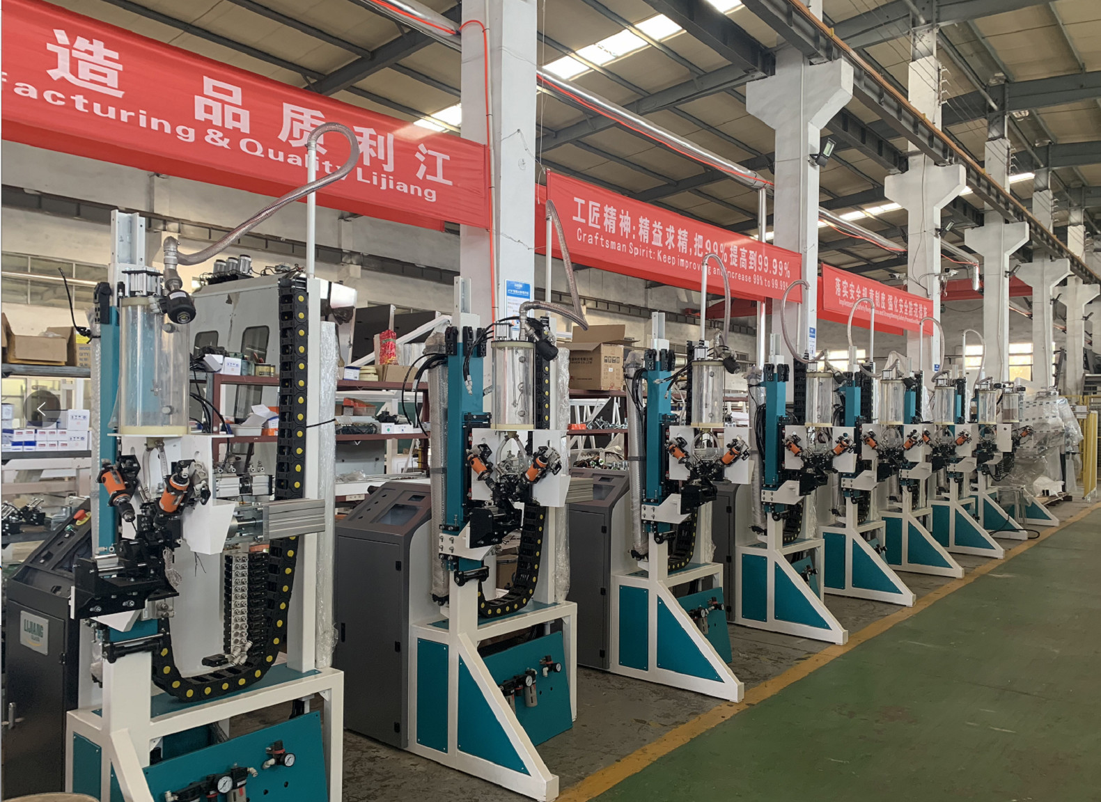 Touch Screen Interface 1.8KW 0.5mm Desiccant Filling Machine