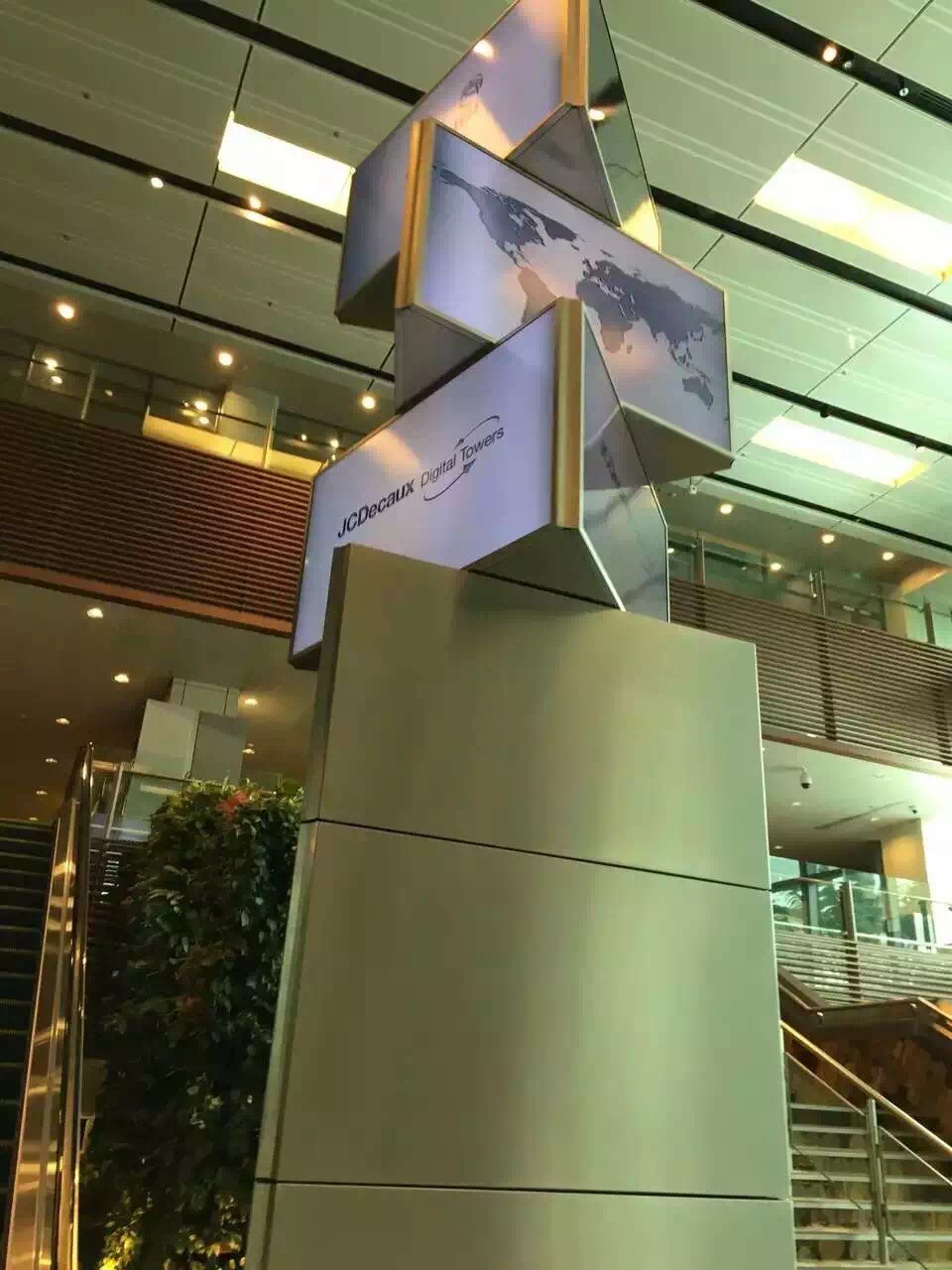  3d display board advertising spinning led video display indoor Manufactures