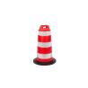 Buy cheap Highly Visible 36inch Orange Plastic Traffic Safety Barrel With Rubber Base from wholesalers
