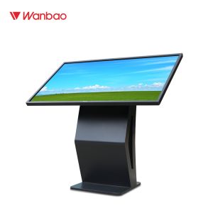32 inch horizontal LCD self service kiosk one machine S shape Android 10 point