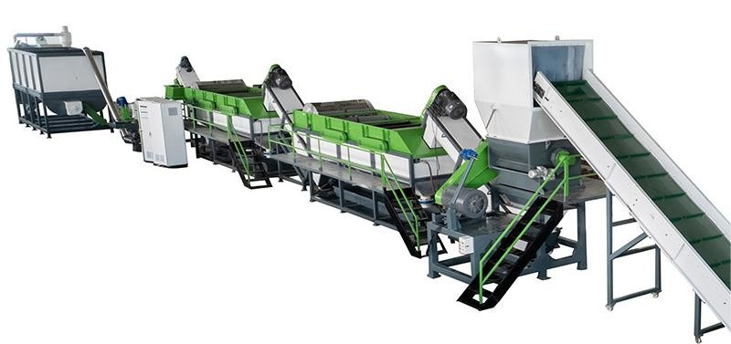 OEM Plastic Waste Recycling Plant PP PE Film Ldpe Washing Plant Crusher Line