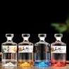 Buy cheap Glass Collar Whisky Vodka Bottle with Cork Cover 750ml Capacity Customized from wholesalers