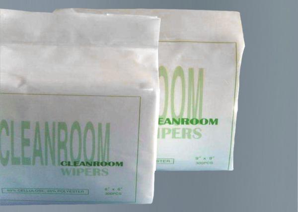 Thin Flexible Cleanroom Wipes , Bathroom Cleaning Wipes Sturdy Solvent