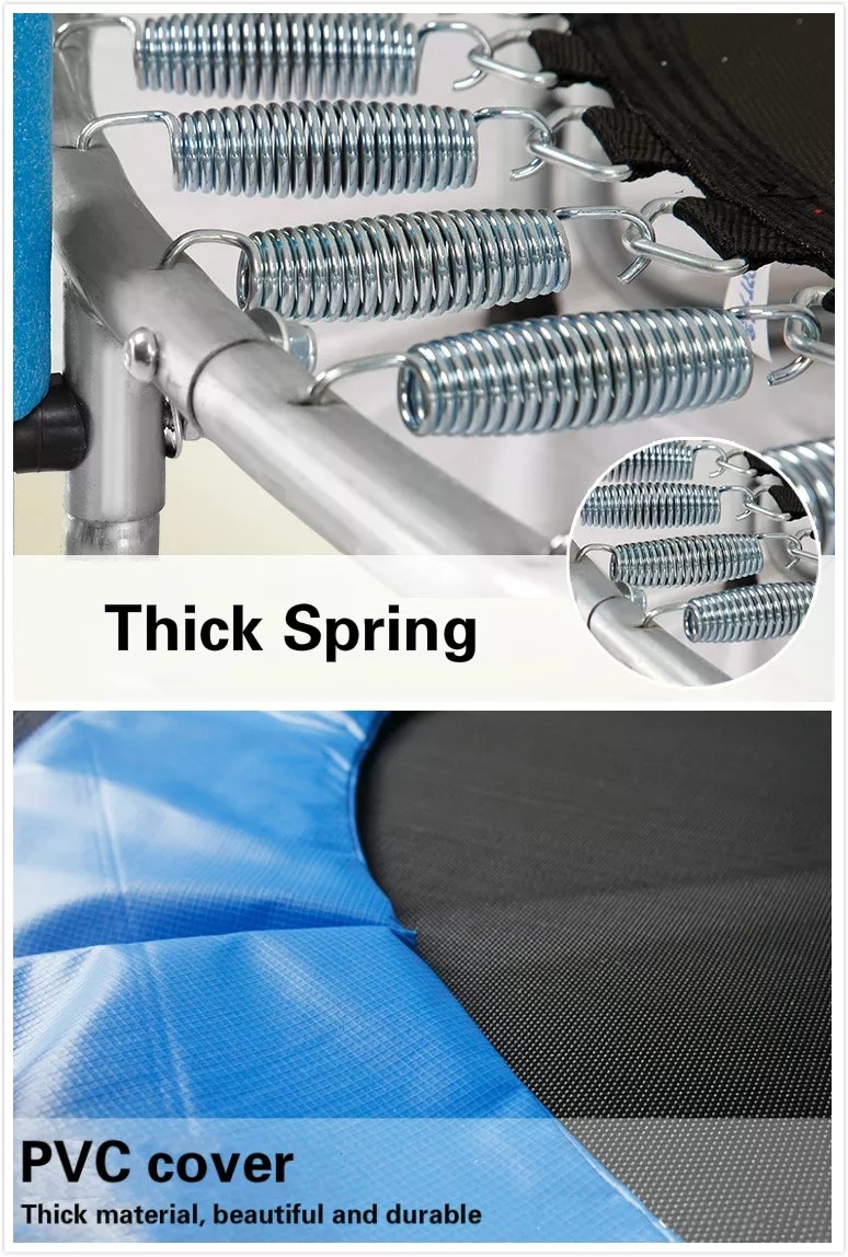 12ft Outdoor Spring Free Professional Trampoline With Enclosures With Safe Net
