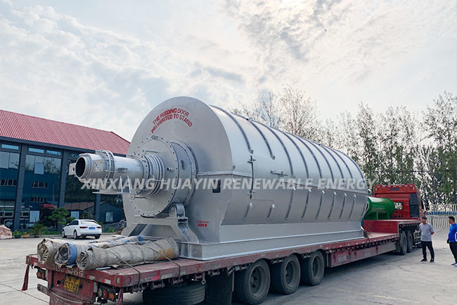 Turkey Solid Batch Pyrolysis Plant 10 Tons Waste Tyre To Oil Pyrolysis Plant With CE ISO