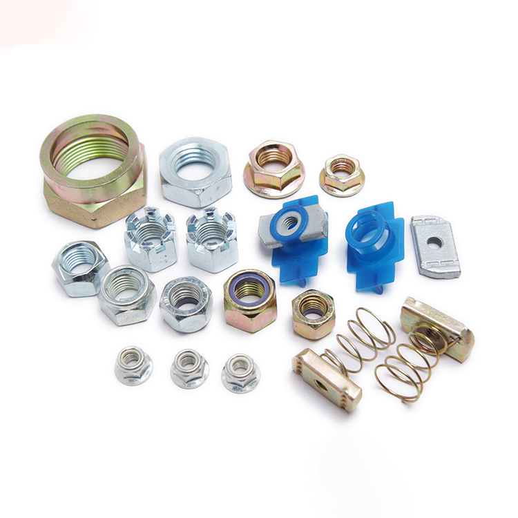 Strut Channel Nuts Solar Fastener Zinc Plated Combo Nut Washer Channel Nut With Plastic Wing