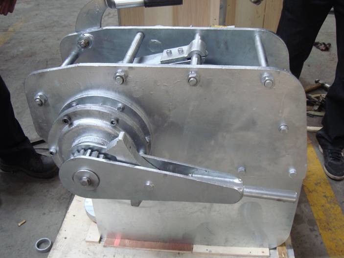 Barge Connecting Hand Manual Swivel Winch For Marine Ship Nabrico Original
