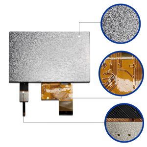 5" FPC CTP TFT LCD Capacitive Touchscreen ISO9001 With Rgb Interface