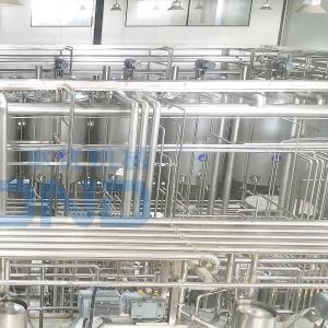 UHT Condensed Milk Processing Line PET Bottle Package 100000LPH