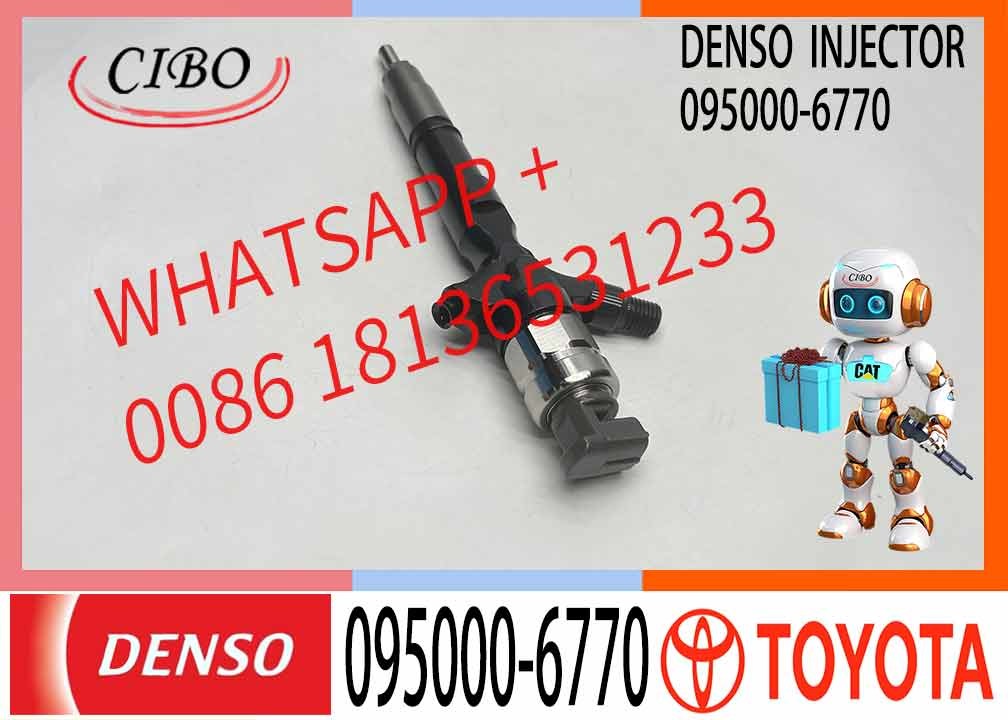 New Diesel Common Rail Fuel Injector 095000-6770 0950006770 23670-39145 2367039145 for Fuel System