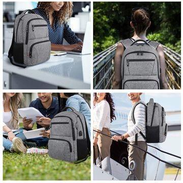 Water Resistant Laptop Backpack Business Travel Slim Durable Anti Theft Laptops