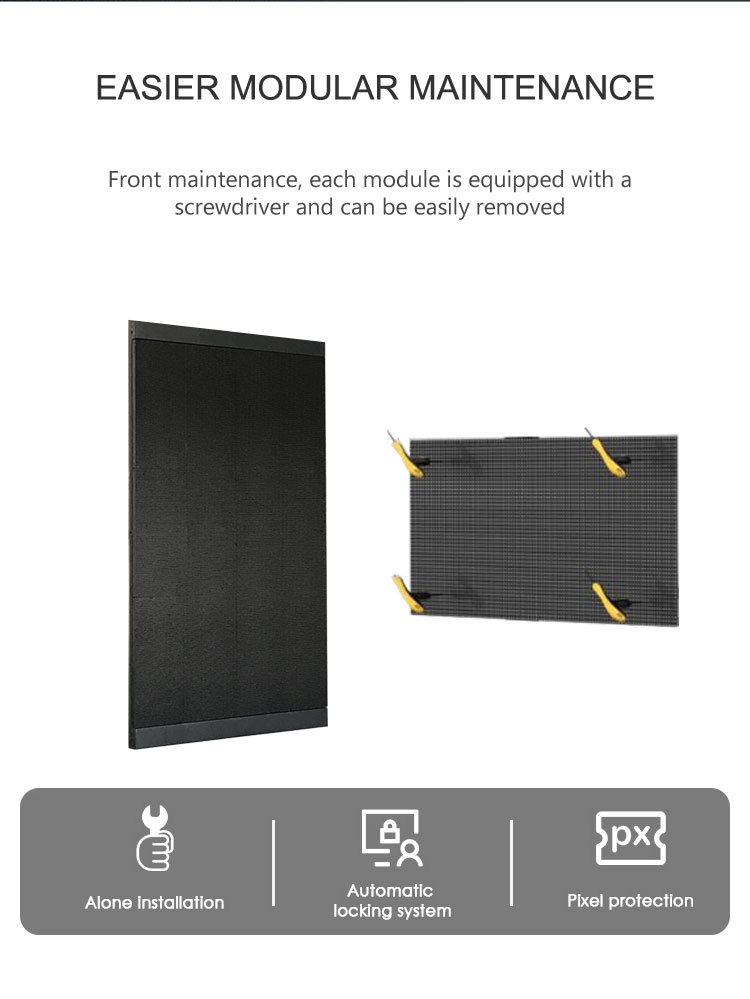 5000cd/M2 Brightness LED Display Poster For Ultra Thin Indoor Advertising P1.86 P2 P2.5 P3