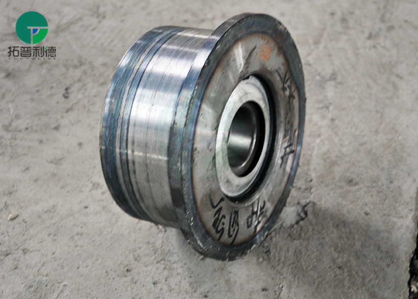 Heat Treatment Industry Rail Mounted Casting Wheel Forged Steel Crane Wheels