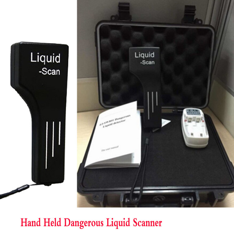 Handheld Metal Detector Airport Baggage Scanner For Dangerous Liquid Explosive Detecting