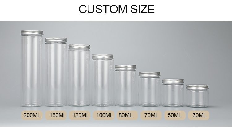 Hot Sale PS Plastic Cosmetic Packaging 5g 10g 30g Jars For Face Cream
