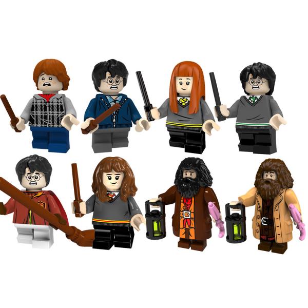 Children gifts harry series legoly ron weasley potteres action figures building