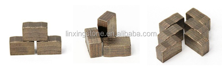 Metal Powder Diamond Segment for Multi Saw Blade Granite Cutting Grooved Design