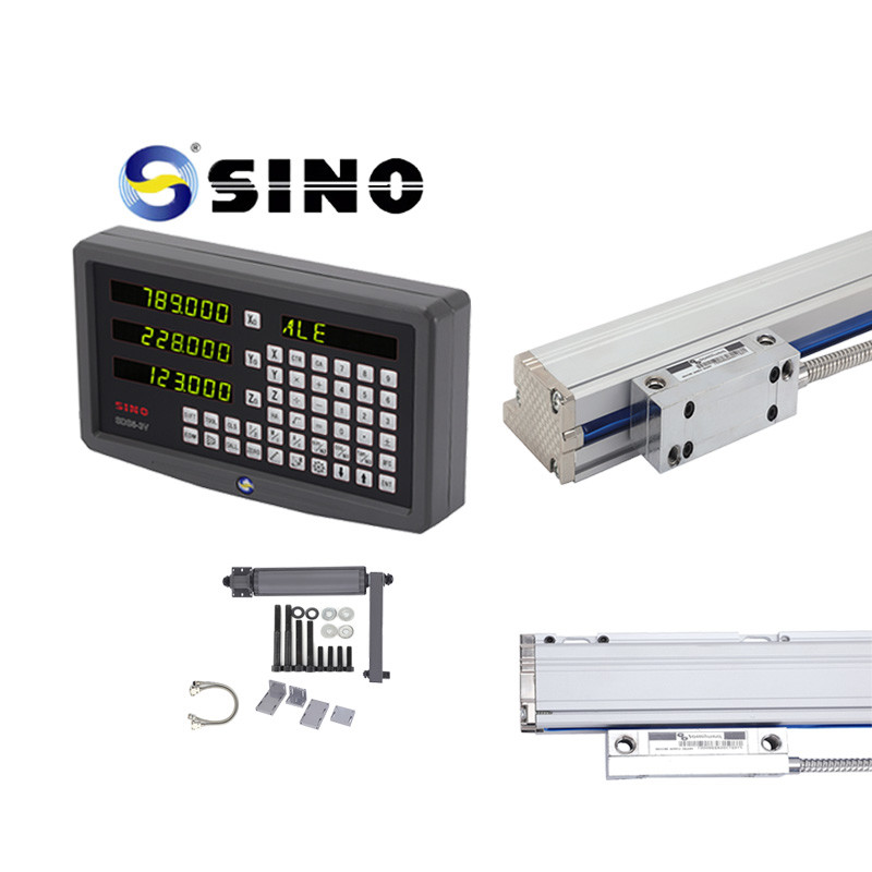 SINO DRO SDS6-3VA 3 Axis Digital Readout System 5um Resolution For Lathe Milling Boring Machines