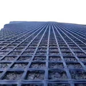 China Cement Pavement Reconstruction High Temperature Rutting Resistance Fiberglass Geogrid on sale
