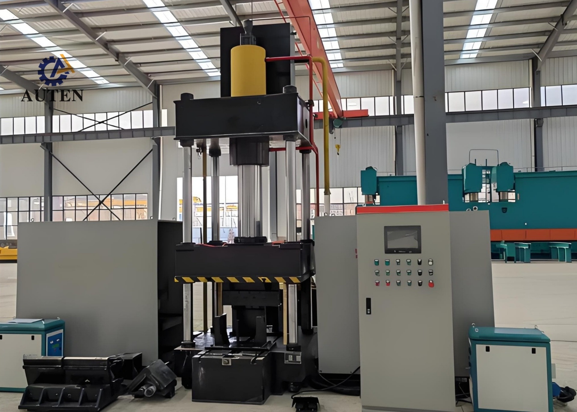 Intelligent CNC Heating Bending Machine For Angle & Plate With Hot Bending